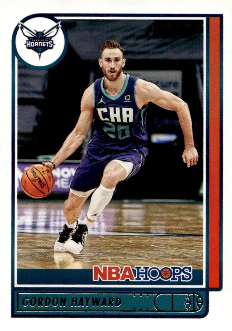2021-22 NBA Hoops #160 Gordon Hayward (front)