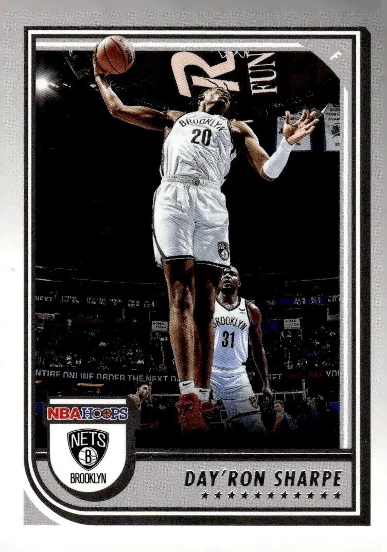 2022-23 NBA Hoops #17 Day'Ron Sharpe (front)