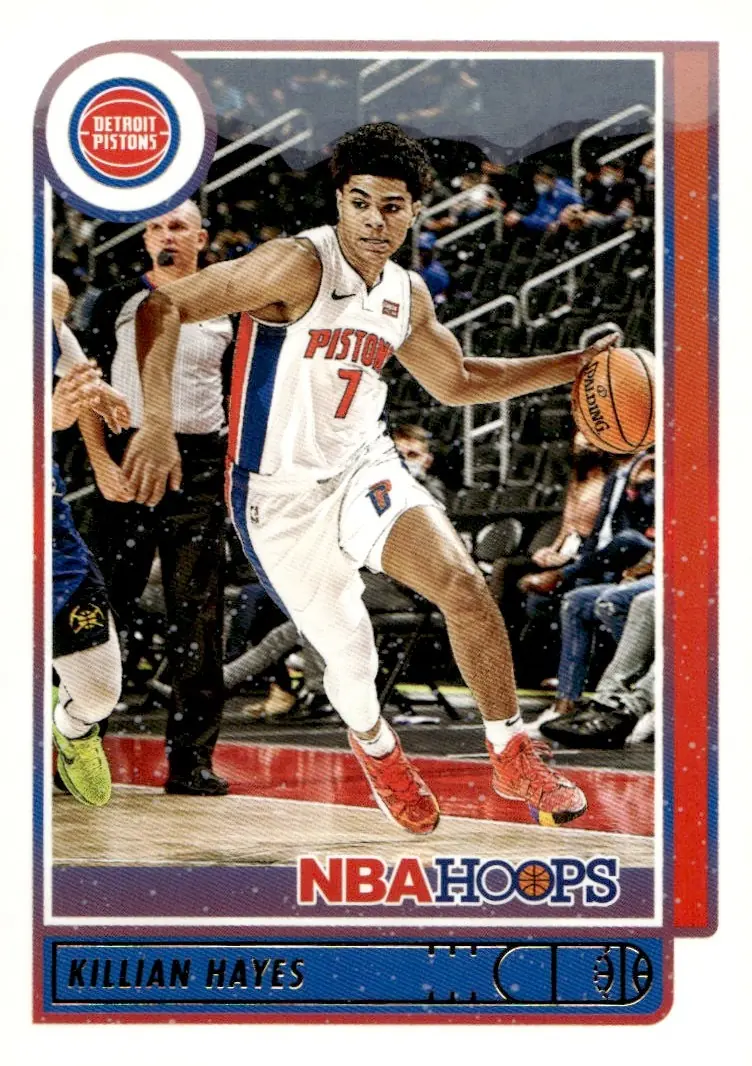 2021-22 NBA Hoops #175 Killian Hayes (front)
