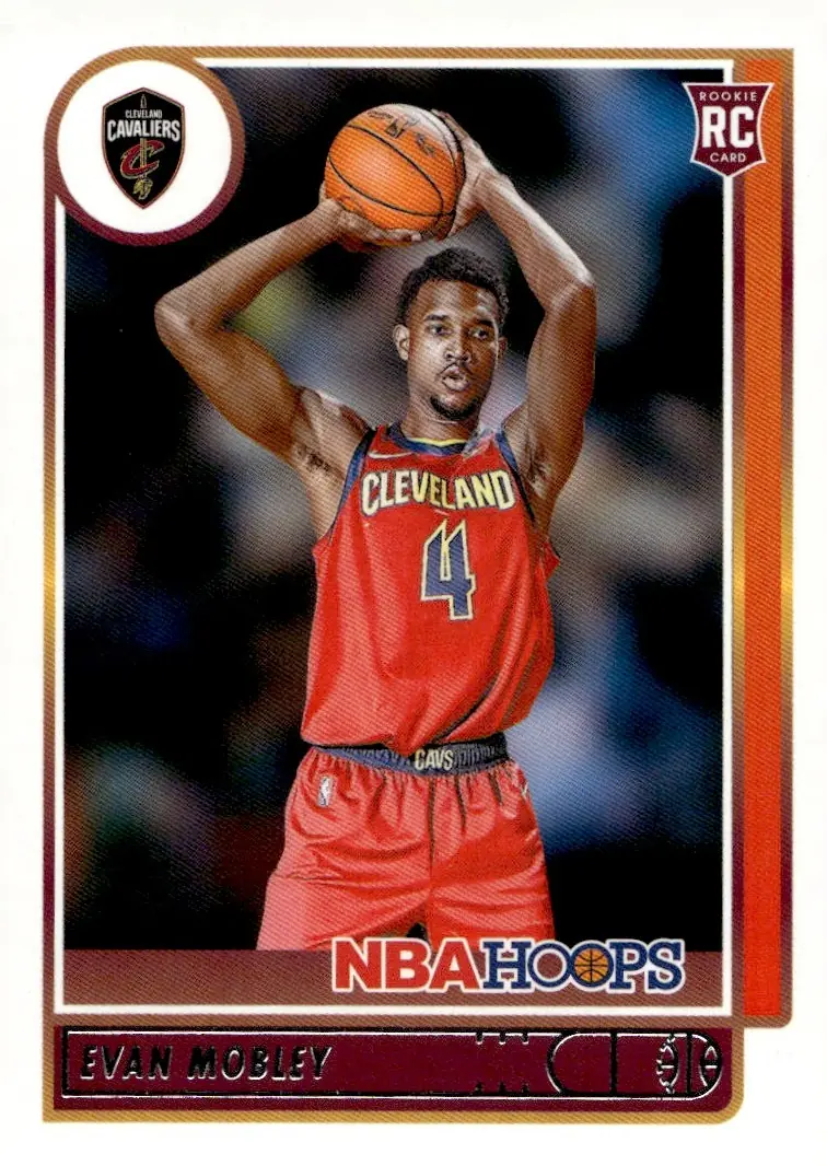 2021-22 NBA Hoops #234 Evan Mobley (front)