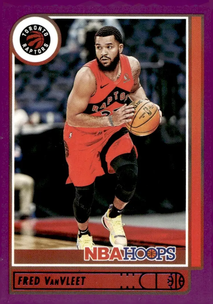 2021-22 NBA Hoops #69 Fred VanVleet – Purple (front)