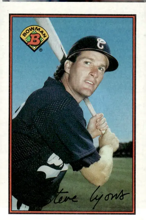 1989 Bowman #63 Steve Lyons