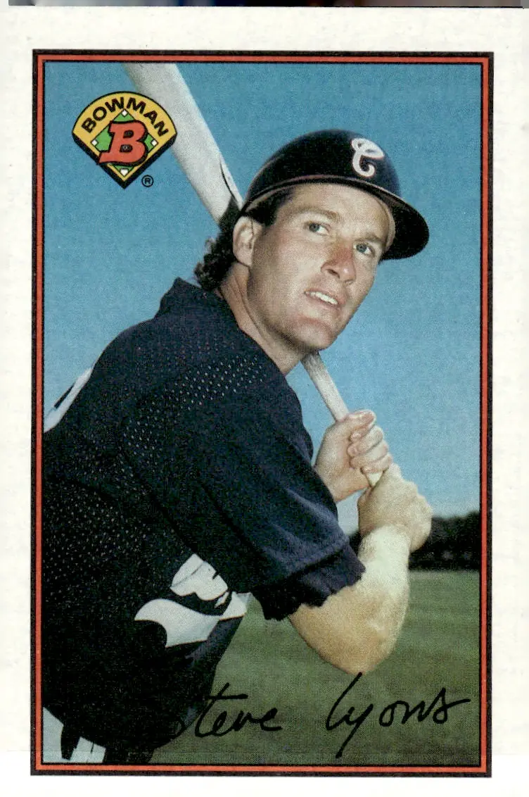 1989 Bowman #63 Steve Lyons (front)