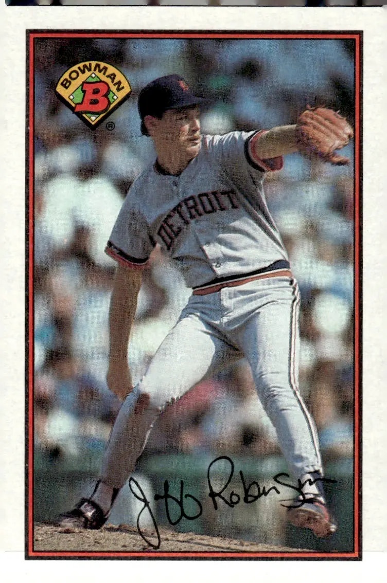 1989 Bowman #97 Jeff Robinson (front)