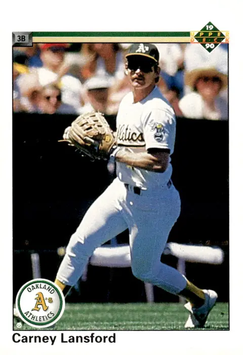1990 Upper Deck #253 Carney Lansford