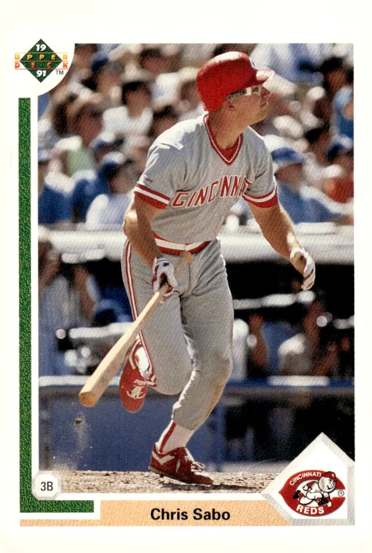 1991 Upper Deck #135 Chris Sabo (front)