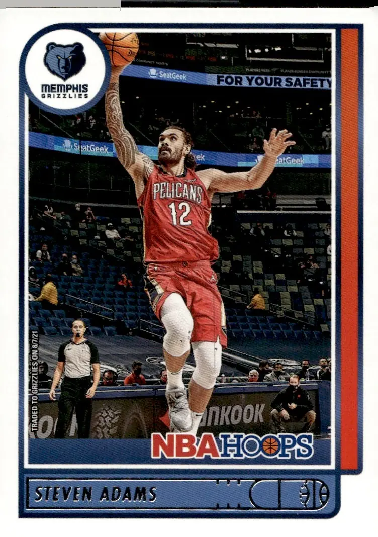 2021-22 NBA Hoops #114 Steven Adams (front)