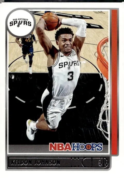 2021-22 NBA Hoops #34 Keldon Johnson