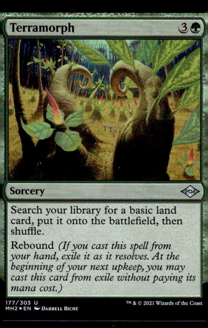 2021 Magic: The Gathering – Modern Horizons 2 (MH2) #177/303 Terramorph – Traditional Foil (front)