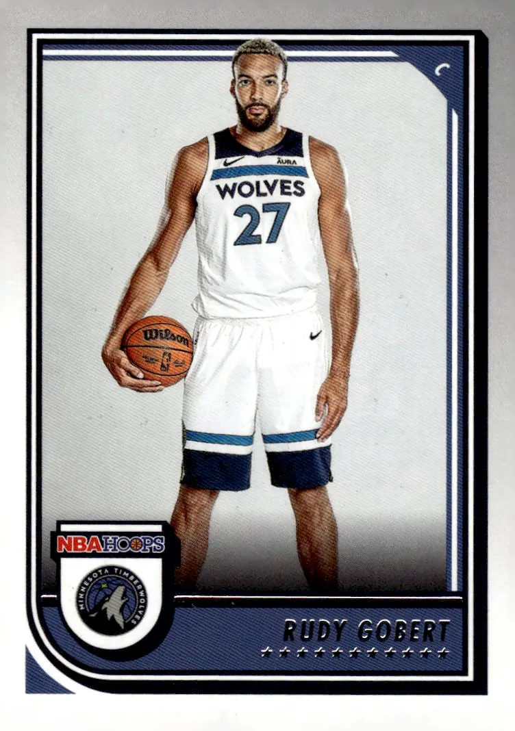 2022-23 NBA Hoops #216 Rudy Gobert (front)