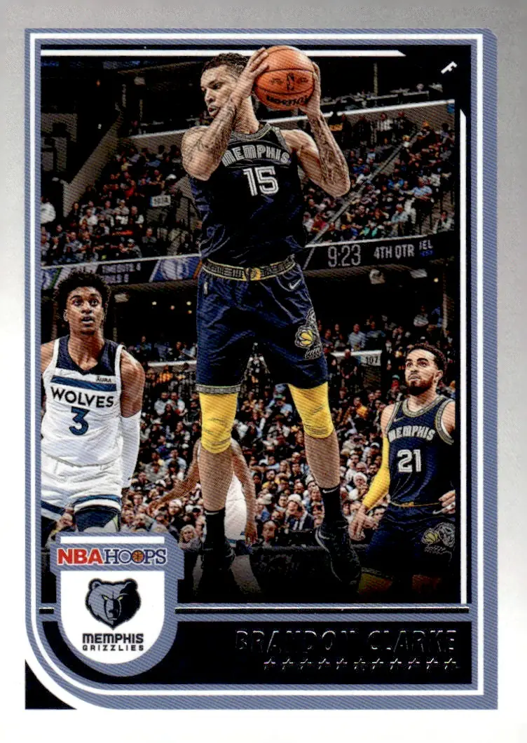 2022-23 NBA Hoops #139 Brandon Clarke (front)