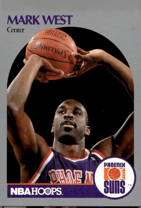 1990-91 NBA Hoops #242 Mark West