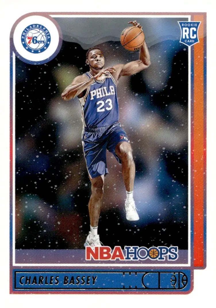 2021-22 NBA Hoops #217 Charles Bassey (front)