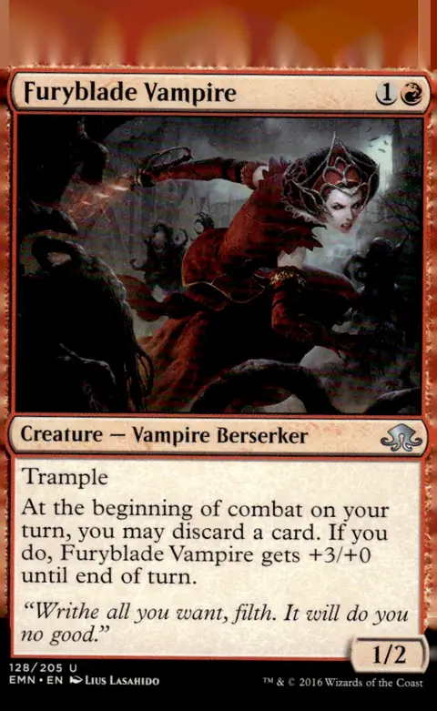 2016 Eldritch Moon (EMN) #128/205 Furyblade Vampire