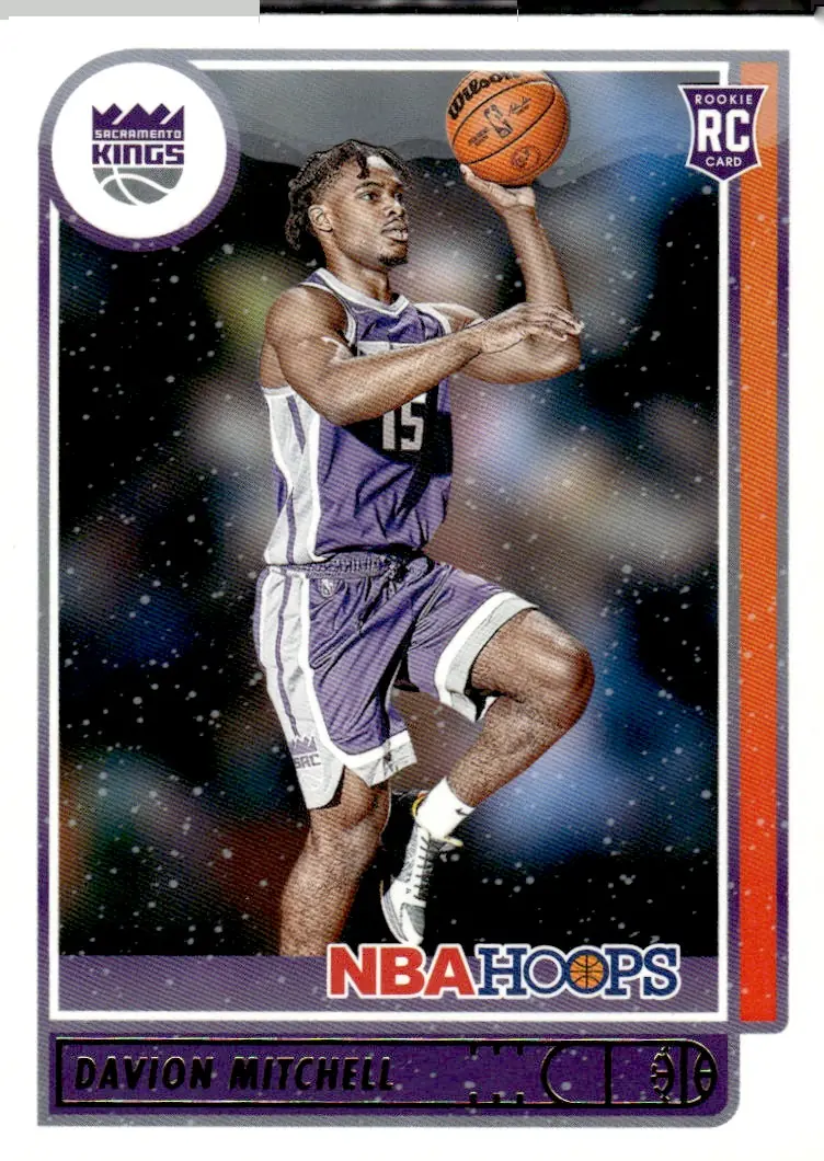 2021-22 NBA Hoops #228 Davion Mitchell (front)