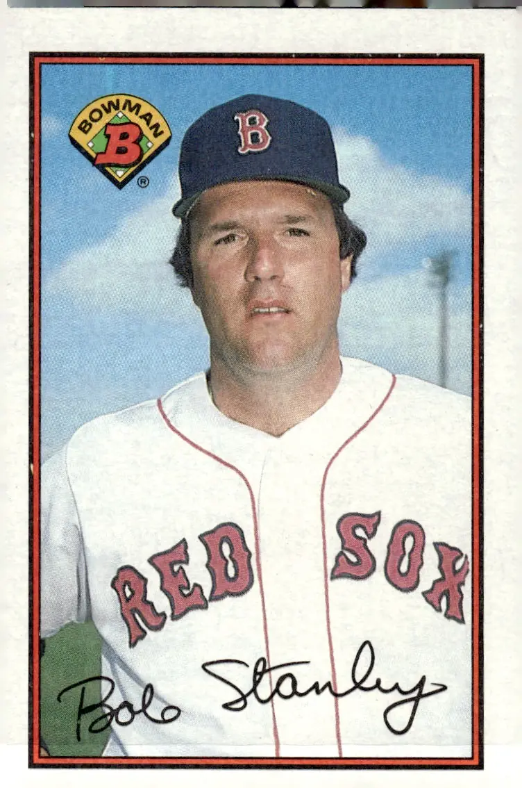 1989 Bowman #25 Bob Stanley (front)