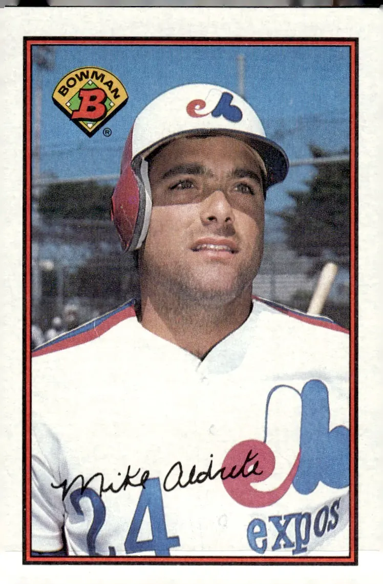 1989 Bowman #368 Mike Aldrete (front)