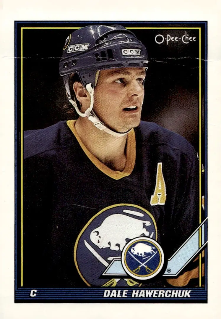 1991-92 O-Pee-Chee #65 Dale Hawerchuk (front)
