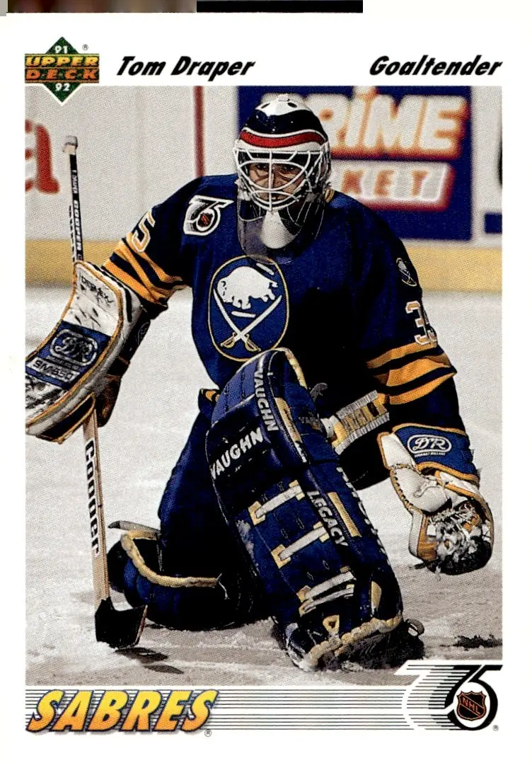 1991-92 Upper Deck #552 Tom Draper (front)