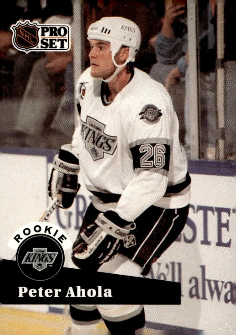 1991-92 Pro Set #540 Peter Ahola (front)