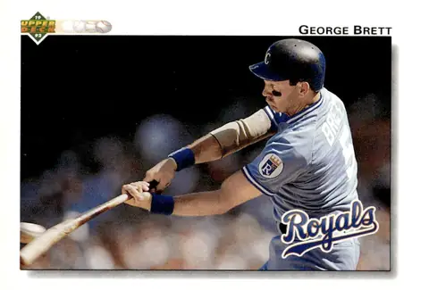 1992 Upper Deck Baseball #444 George Brett