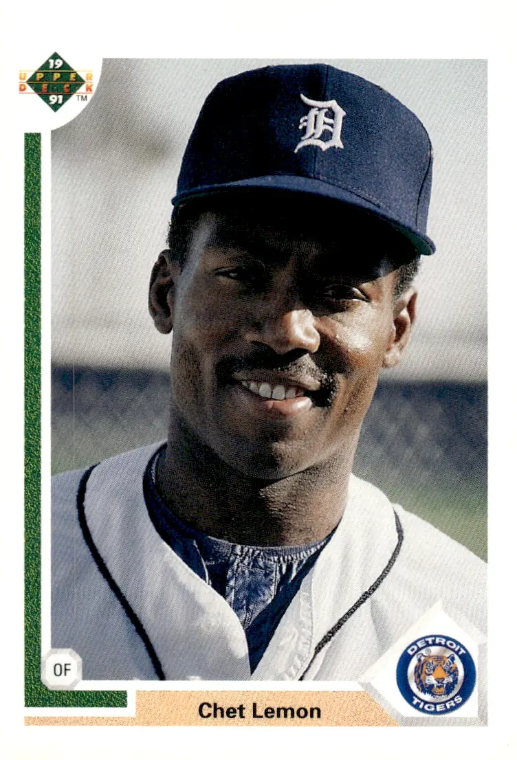 1991 Upper Deck #389 Chet Lemon (front)