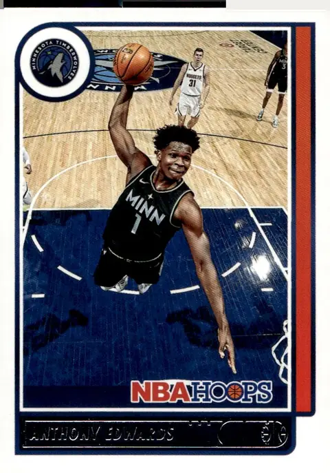 2021-22 NBA Hoops #151 Anthony Edwards