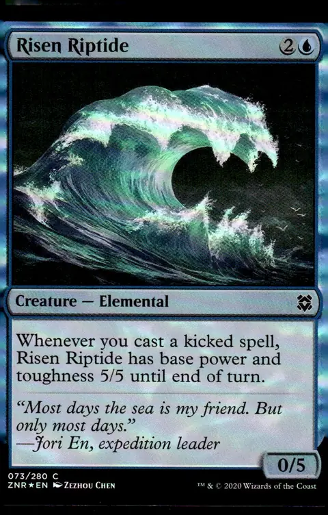 2020 Zendikar Rising (ZNR) #073/280 Risen Riptide – Traditional Foil