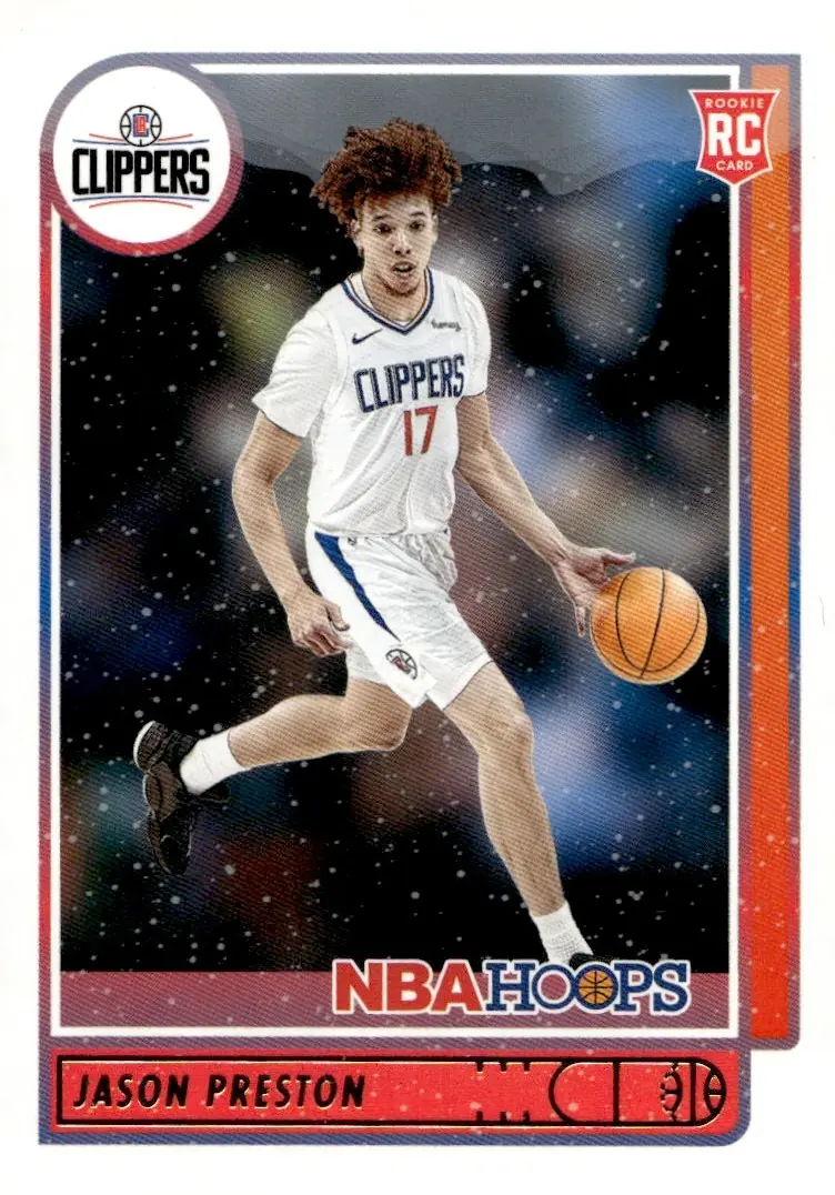 2021-22 NBA Hoops #242 Jason Preston (front)