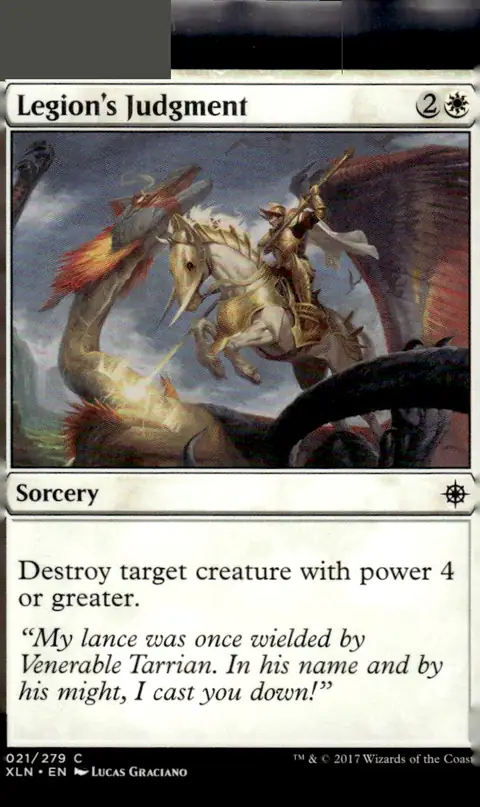 2017 Ixalan (XLN) #21 (021/279) Legion's Judgment