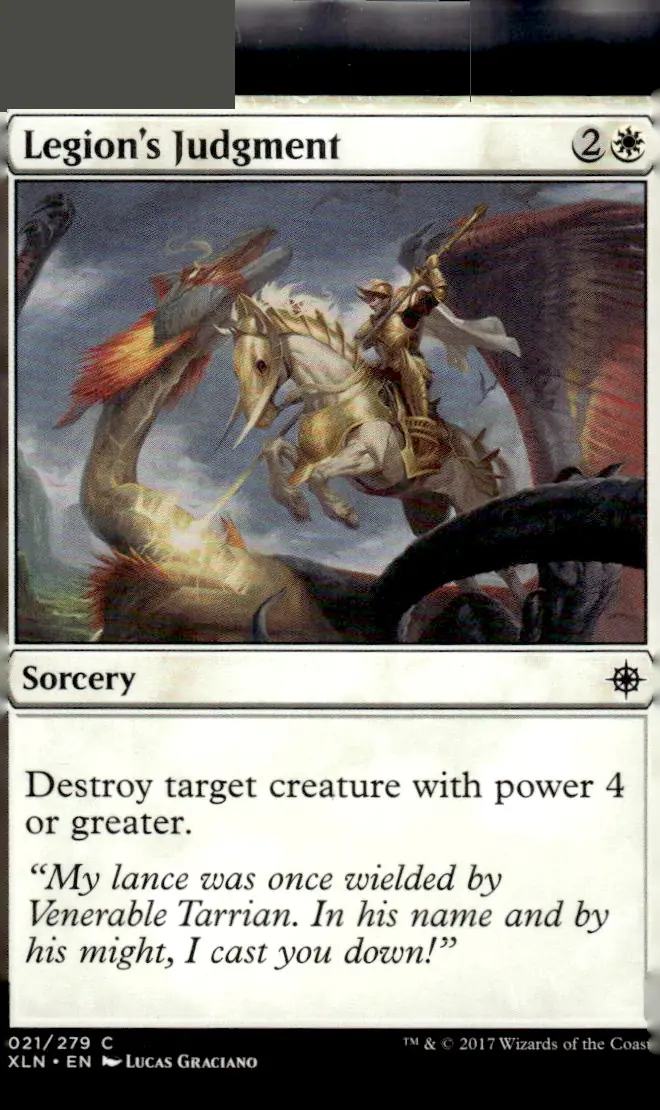 2017 Ixalan (XLN) #21 (021/279) Legion's Judgment (front)
