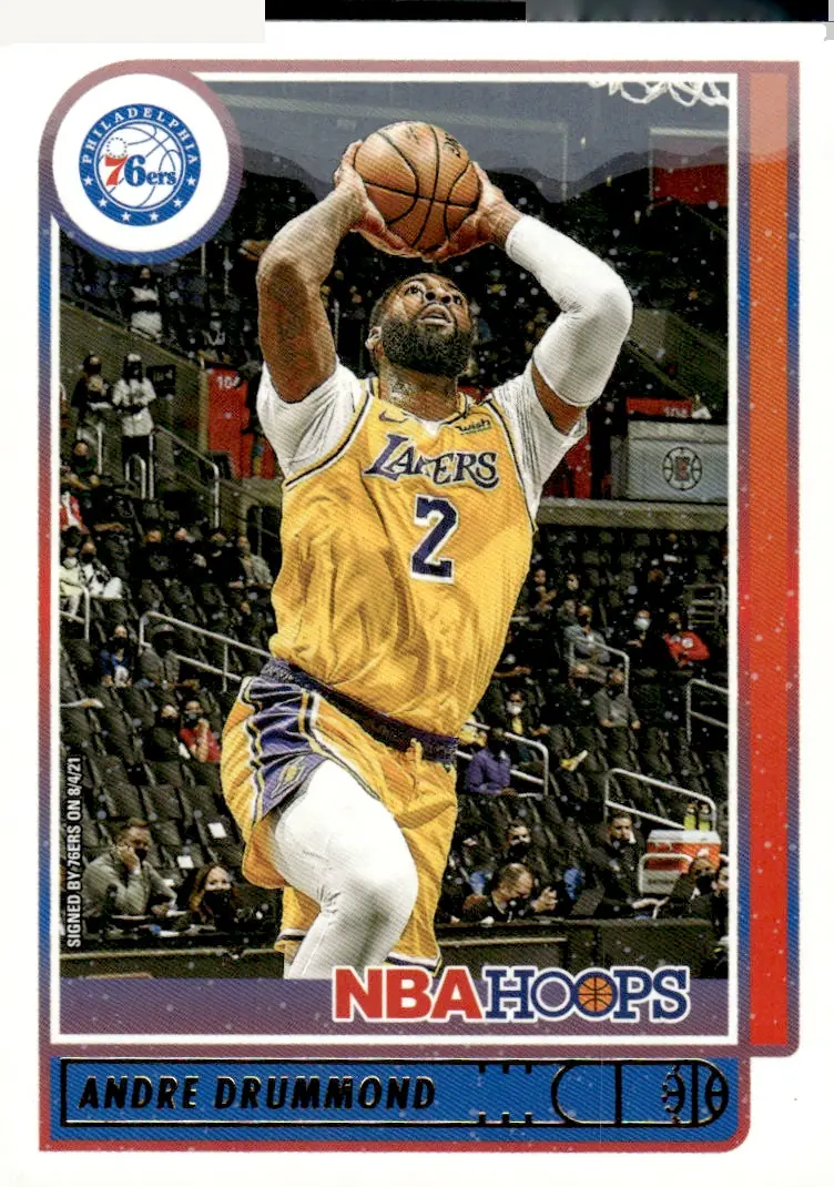 2021-22 NBA Hoops #186 Andre Drummond (front)