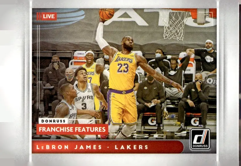 2021-22 Donruss Basketball #20 LeBron James (front)