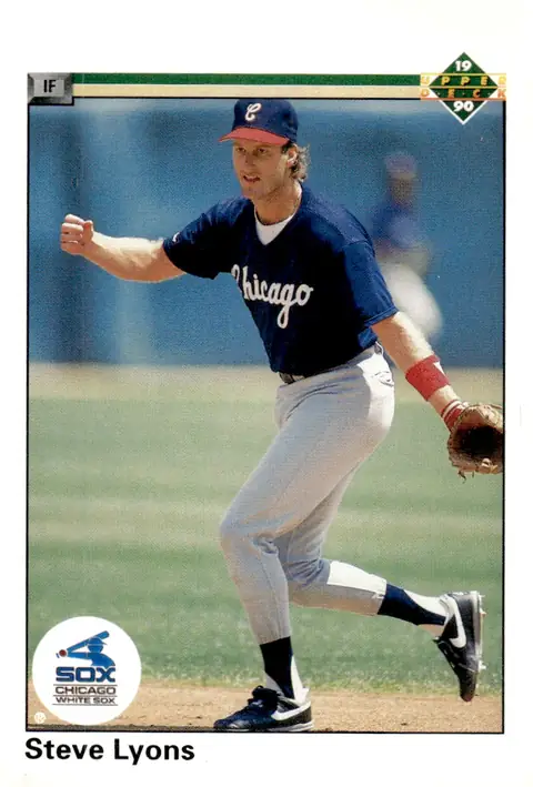 1990 Upper Deck #390 Steve Lyons