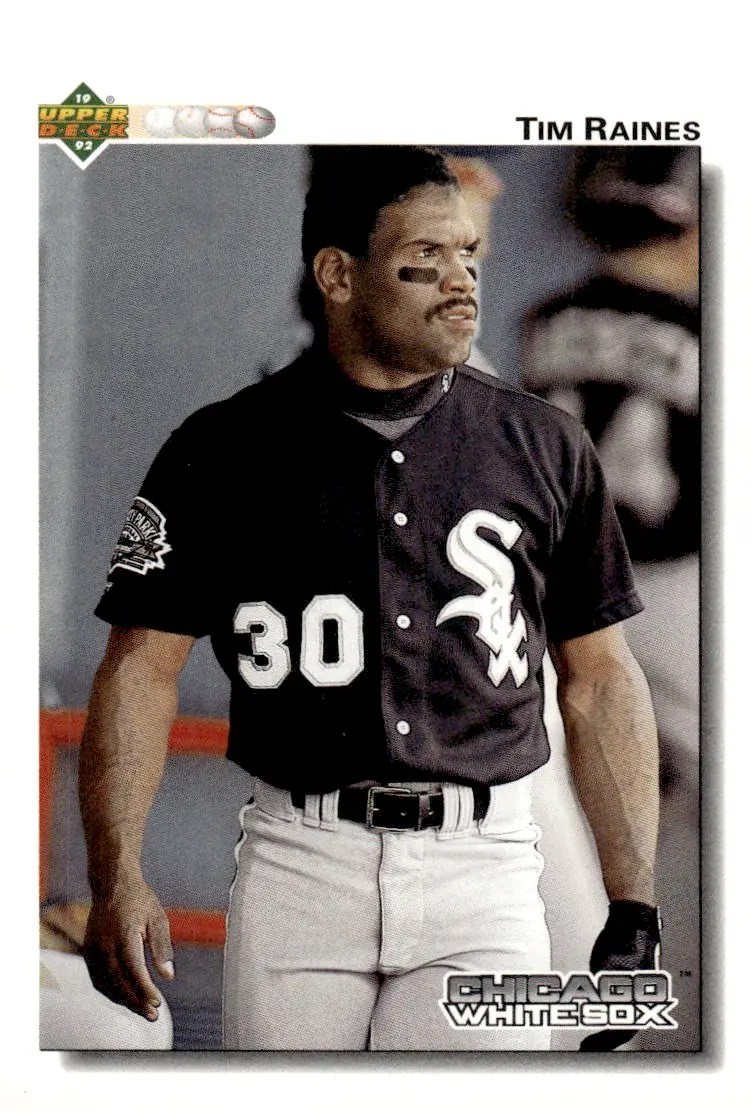 1992 Upper Deck #575 Tim Raines (front)