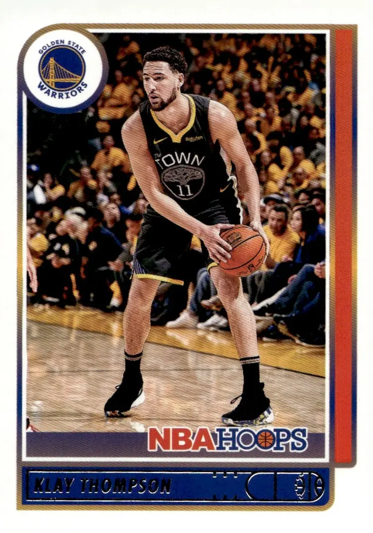 2021-22 NBA Hoops #8 Klay Thompson (front)