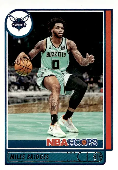 2021-22 NBA Hoops #190 Miles Bridges