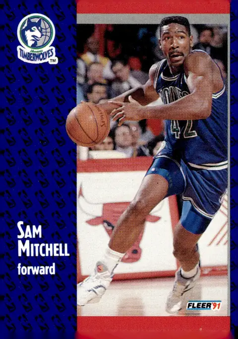 1991-92 Fleer #123 Sam Mitchell