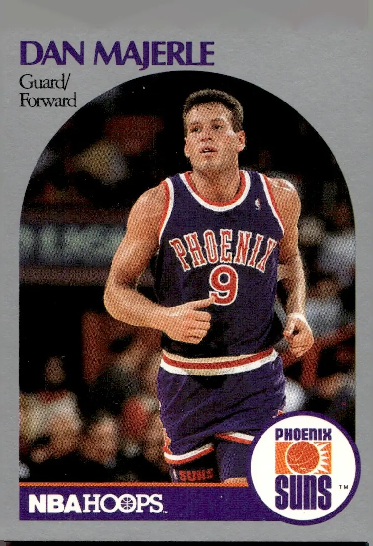 1990-91 NBA Hoops #239 Dan Majerle (front)