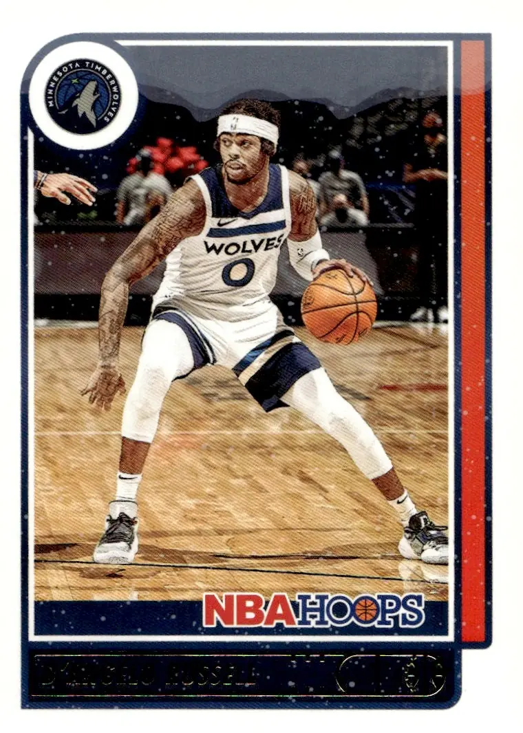 2021-22 NBA Hoops #161 D'Angelo Russell (front)