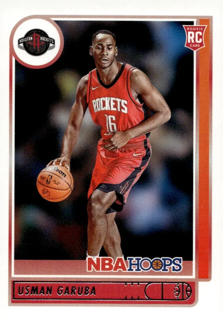 2021-22 NBA Hoops #238 Usman Garuba (front)