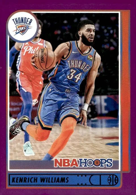 2021-22 NBA Hoops #53 Kenrich Williams – Purple