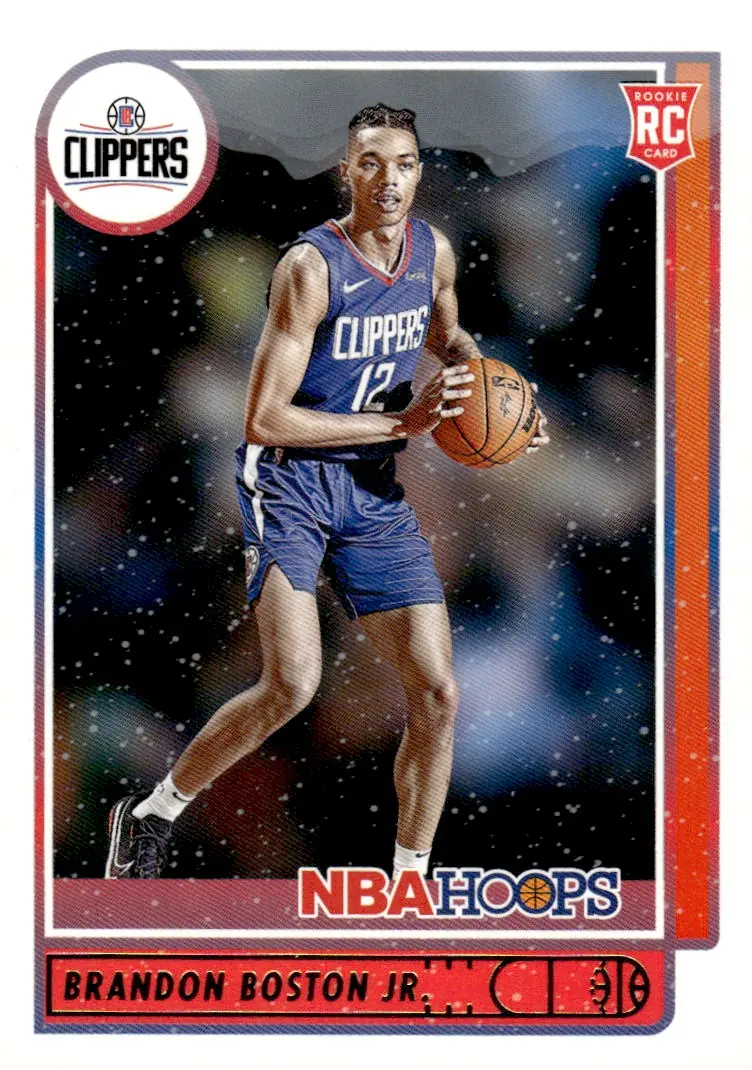 2021-22 NBA Hoops #233 Brandon Boston Jr. (front)