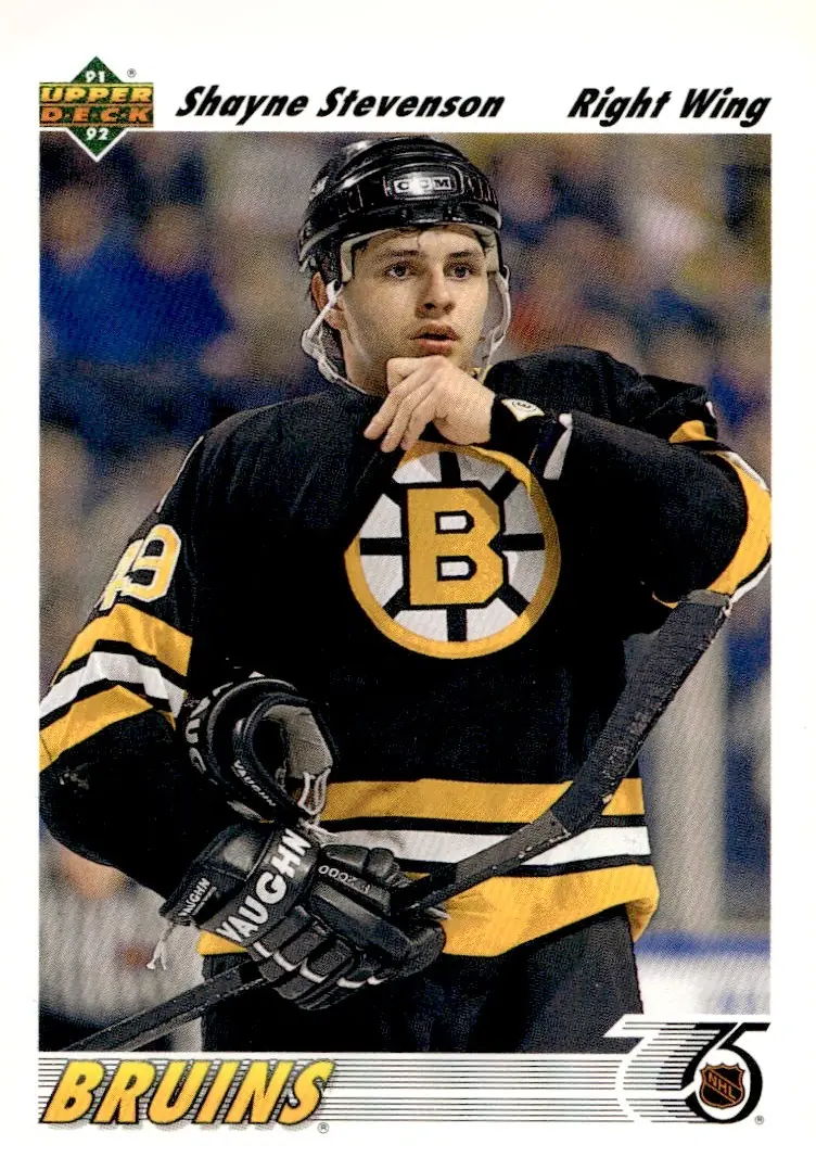1991-92 Upper Deck #332 Shayne Stevenson (front)