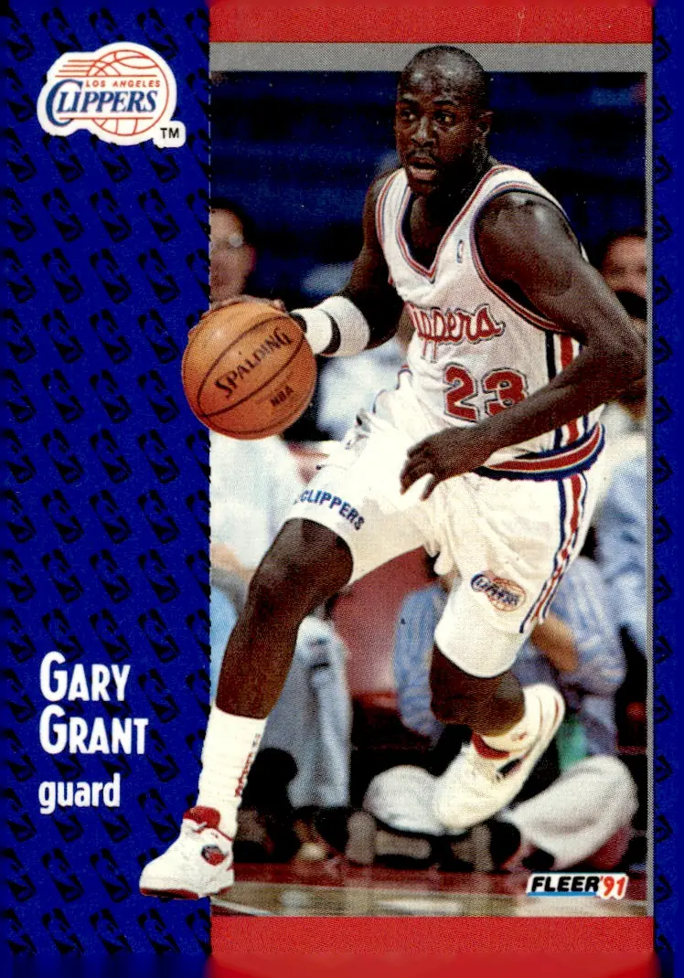 1991-92 Fleer #89 Gary Grant (front)
