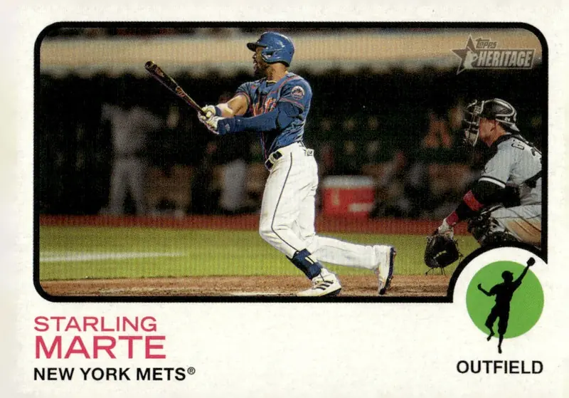 2022 Topps Heritage #106 Starling Marte (front)