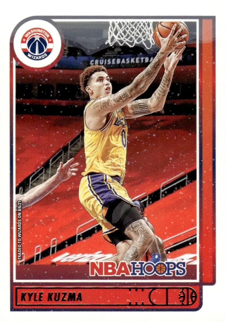 2021-22 NBA Hoops #166 Kyle Kuzma – Winter (front)