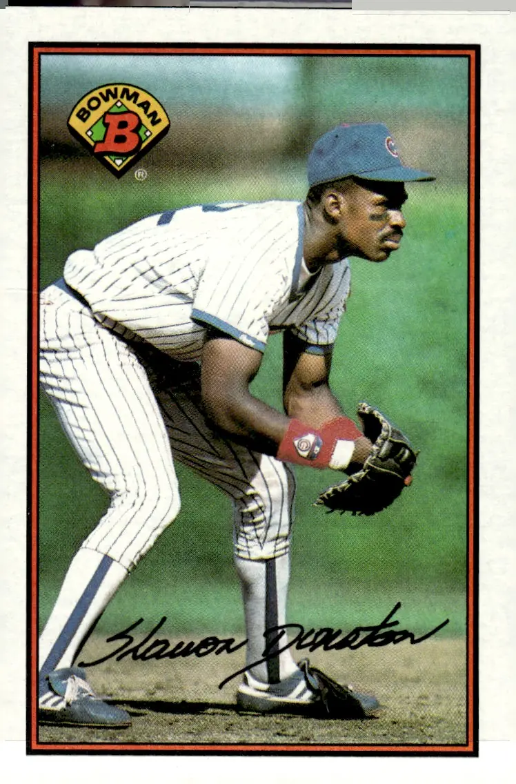 1989 Bowman #294 Shawon Dunston (front)