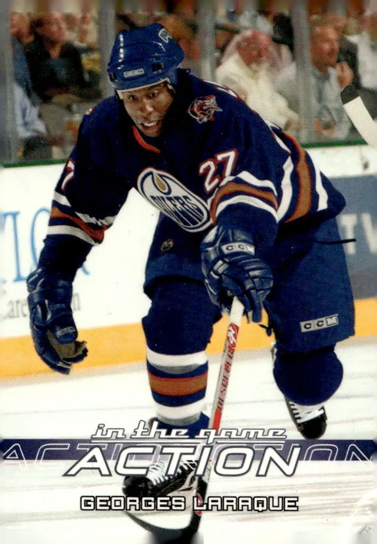 2003-04 In The Game Action #232 Georges Laraque (front)