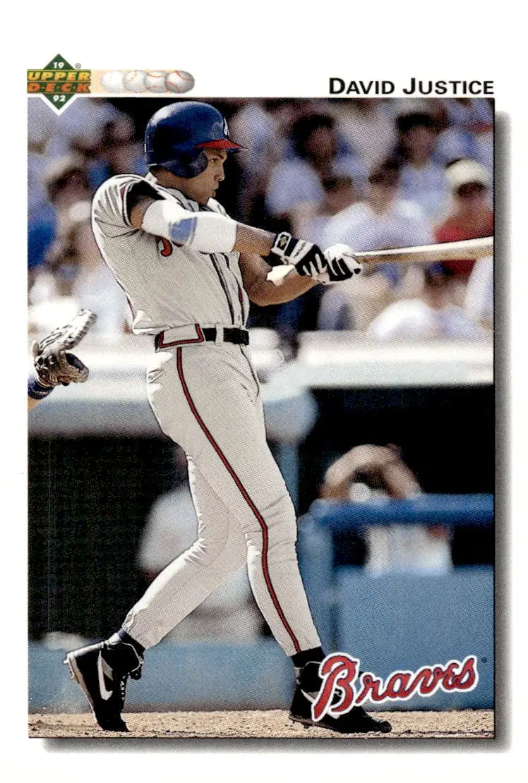 1992 Upper Deck #546 David Justice (front)